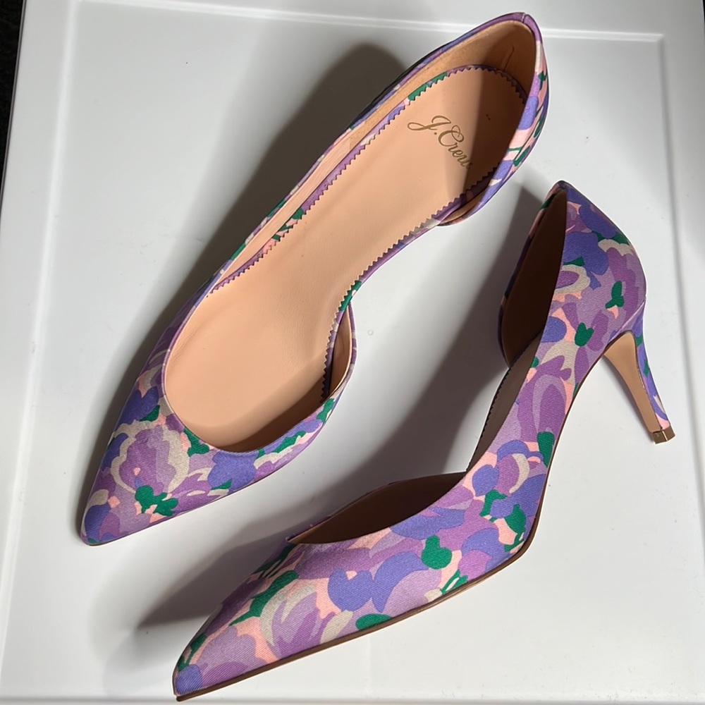 J Crew Floral Pumps Size 9